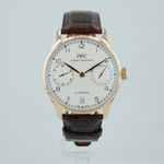 IWC Portuguese Automatic IW500101 (2006) - Silver dial 42 mm Rose Gold case (4/8)