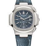 Patek Philippe Nautilus 5980/60G-001 (2024) - Blue dial 41 mm White Gold case (1/1)