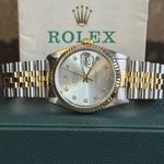 Rolex Datejust 36 16233 (1991) - Silver dial 36 mm Gold/Steel case (3/8)