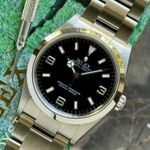 Rolex Explorer 114270 (2004) - Black dial 36 mm Steel case (4/8)