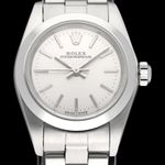Rolex Oyster Perpetual 76080 (2003) - Silver dial 24 mm Steel case (1/8)