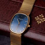 Patek Philippe Golden Ellipse 3738 (Onbekend (willekeurig serienummer)) - Blauw wijzerplaat 31mm Geelgoud (1/8)