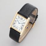 Cartier Tank Solo 2742 (2011) - White dial 27 mm Yellow Gold case (4/8)