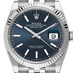 Rolex Datejust 36 126234 (2025) - Blauw wijzerplaat 36mm Staal (1/7)