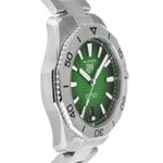 TAG Heuer Aquaracer WBP2115.BA0627 (2025) - Green dial 40 mm Steel case (5/7)
