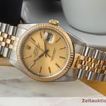 Rolex Datejust 36 16233 (1988) - 36mm Goud/Staal (1/8)