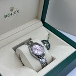 Rolex Lady-Datejust 279174 (2024) - Pink dial 28 mm Steel case (3/8)