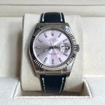Rolex Datejust 36 116139 (2004) - Pink dial 36 mm White Gold case (1/8)