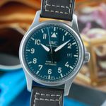 IWC Pilot Mark IW327006 (Onbekend (willekeurig serienummer)) - Zwart wijzerplaat 40mm Titanium (3/8)