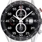 TAG Heuer Carrera Calibre 1887 CAR2A10.BA0799 (2014) - Zwart wijzerplaat 43mm Staal (1/7)
