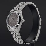 Rolex Oyster Perpetual Lady Date 69190 (1990) - Grijs wijzerplaat 26mm Staal (4/8)