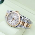 Rolex Datejust 36 116233 (Unknown (random serial)) - Silver dial 36 mm Gold/Steel case (2/8)