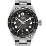 TAG Heuer Autavia WBE5114.EB0173 (2024) - Zwart wijzerplaat 42mm Staal (1/3)