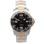 Longines HydroConquest L3.781.3.58.7 (2024) - Zwart wijzerplaat 41mm Staal (1/6)