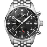 IWC Pilot Chronograph IW378002 (2026) - Zwart wijzerplaat 43mm Staal (1/1)