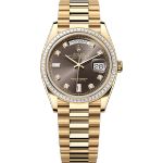 Rolex Day-Date 36 128398TBR (2025) - Grijs wijzerplaat 36mm Geelgoud (1/1)