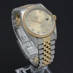 Rolex Datejust 36 16233 (1999) - Goud wijzerplaat 36mm Goud/Staal (4/7)