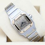 Cartier Santos Galbée 1567 (Unknown (random serial)) - White dial 24 mm Gold/Steel case (1/8)