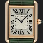 Cartier Tank Louis Cartier WGTA0011 (2025) - Silver dial 34 mm Rose Gold case (2/8)