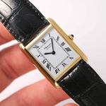 Chopard Tank 2012 (1980) - White dial 33 mm Yellow Gold case (8/8)