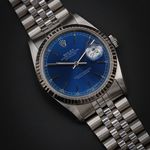 Rolex Datejust 36 16234 (1991) - Blauw wijzerplaat 36mm Staal (1/5)