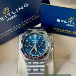 Breitling Chronomat 42 AB0134101C1A1 (2021) - Blue dial 42 mm Steel case (7/7)