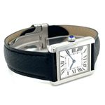 Cartier Tank Solo 3170 (Unknown (random serial)) - White dial 24 mm Steel case (3/8)