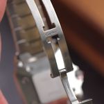 Cartier Santos 2960 (Unknown (random serial)) - Red dial 29 mm Steel case (3/8)