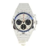 Breitling Chronomat 42 AB0134101G1A1 (2024) - Zilver wijzerplaat 42mm Staal (1/7)