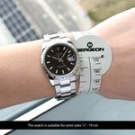 Rolex Oyster Perpetual Date 115210 (2008) - 34 mm Steel case (2/8)