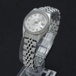 Rolex Lady-Datejust 79174 (2001) - Zilver wijzerplaat 26mm Staal (5/7)