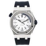 Audemars Piguet Royal Oak Offshore Diver 15710ST.OO.A010CA.01 (Onbekend (willekeurig serienummer)) - Wit wijzerplaat 42mm Staal (1/6)