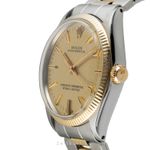 Rolex Oyster Perpetual 1005 (1972) - Champagne dial 34 mm Gold/Steel case (5/8)