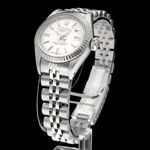 Rolex Lady-Datejust 69174 (1989) - Silver dial 26 mm Steel case (5/8)
