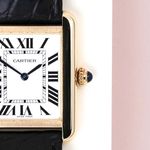 Cartier Tank Solo W5200002 (2020) - Silver dial 31 mm Yellow Gold case (5/8)