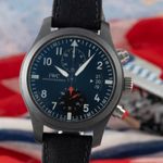 IWC Pilot Chronograph IW388001 (Onbekend (willekeurig serienummer)) - Zwart wijzerplaat 46mm Keramiek (3/8)