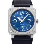 Bell & Ross BR 03 BR03A-BLU-ST/SCA (2024) - Blauw wijzerplaat 42mm Staal (2/2)