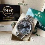 Rolex Datejust 41 126334 (2022) - Grey dial 41 mm Steel case (3/8)