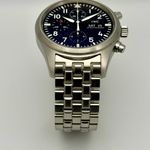 IWC Pilot Chronograph IW371701 (2006) - Black dial 42 mm Steel case (6/8)