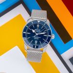 Breitling Superocean Heritage II 46 AB202016/C961 (Onbekend (willekeurig serienummer)) - Blauw wijzerplaat 46mm Staal (1/8)