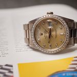 Rolex Day-Date 36 18349 (1990) - Zilver wijzerplaat 36mm Witgoud (8/8)