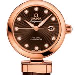 Omega De Ville Ladymatic 425.63.34.20.63.001 (2022) - Brown dial 34 mm Red Gold case (1/1)