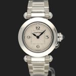 Cartier Pasha WSPA0021 (2022) - Silver dial 30 mm Steel case (3/8)