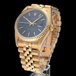 Rolex Datejust 36 16238 (1990) - Blue dial 36 mm Yellow Gold case (2/8)