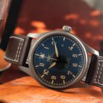 IWC Pilot Mark IW327006 (Onbekend (willekeurig serienummer)) - Zwart wijzerplaat 40mm Titanium (2/8)