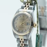 Rolex Lady-Datejust 69173 (1992) - Champagne dial 26 mm Gold/Steel case (4/8)