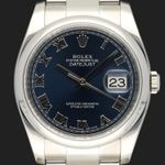 Rolex Datejust 36 116200 (2015) - Blue dial 36 mm Steel case (2/8)