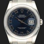 Rolex Datejust 36 116200 (2015) - Blauw wijzerplaat 36mm Staal (2/8)