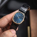 Patek Philippe Golden Ellipse 3848J (Unknown (random serial)) - Gold dial 33 mm Yellow Gold case (3/8)