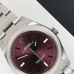 Rolex Oyster Perpetual 39 114300 (2016) - Red dial 39 mm Steel case (3/8)